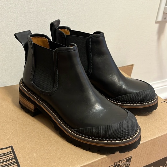 See by Chloe ankle boots size 37 used once in amazing condition - Picture 1 of 6